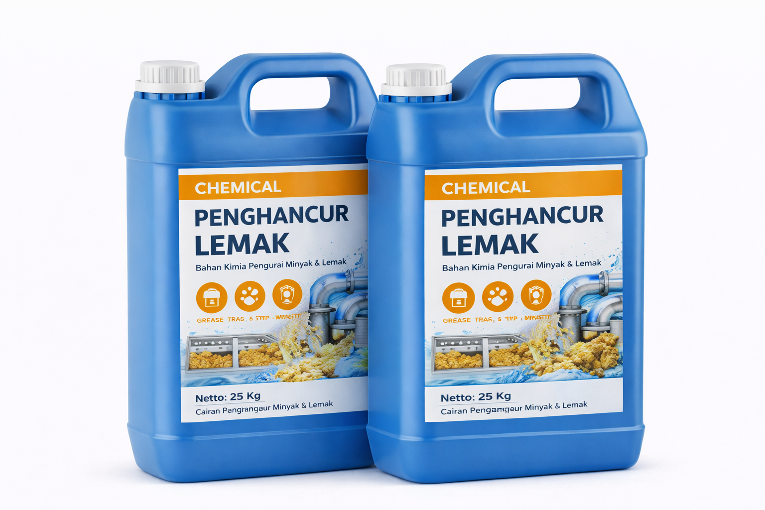 Chemical Penghancur Lemak | Bahan Kimia Pengurai Lemak untuk STP & Grease Trap
